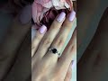Серебряное кольцо с сапфиром nano 1.592ct