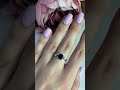 Серебряное кольцо с сапфиром nano 1.175ct