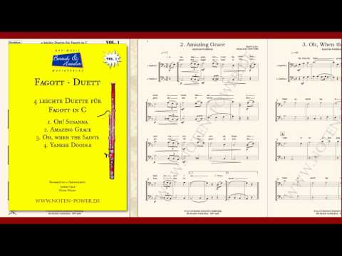 4 leichte Duette für zwei Fagott in C Vol 1