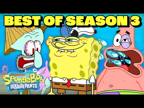 SpongeBob Season 3 Marathon 🧽 | 52 Minute Compilation | @SpongeBobOfficial