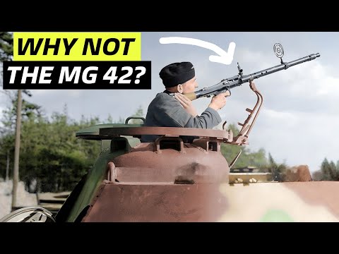 Why the Fearsome MG42 Never Replaced the MG34 in German Tanks
