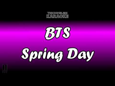 BTS - Spring Day - Karaoke