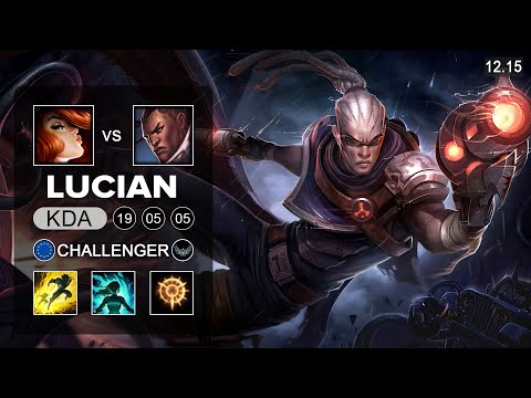 Lucian vs Miss Fortune ADC - EUW Challenger - Patch 12.15 Season 12