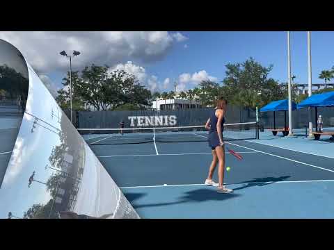 Fall 2023 Tennis recruiting video - Ita Habekovic