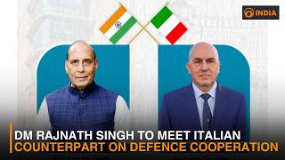 DM Rajnath Singh to Meet Italian Counterpart on Defence Cooperation & more news | DD India Live