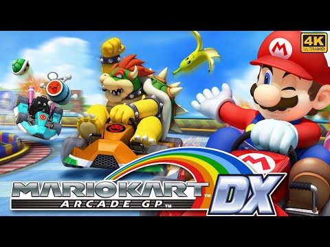 Mario Kart Arcade GP DX 1.18 (English) Gameplay (Arcade) All 14 Courses