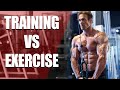 training vs exercise