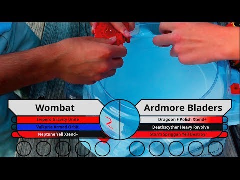 WBO Beyblade Tournament Battle: Wombat vs Ardmore Bladers - The 100 Yard-S FINALS #BeybladeBurst
