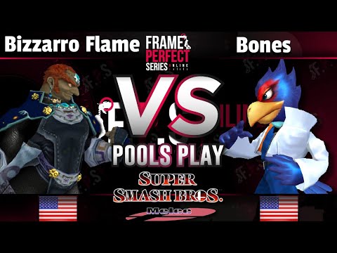 FPS3 Online Pools - KYOTO | Bizzarro Flame (Ganondorf) vs. Bones (Falco) - Smash Melee