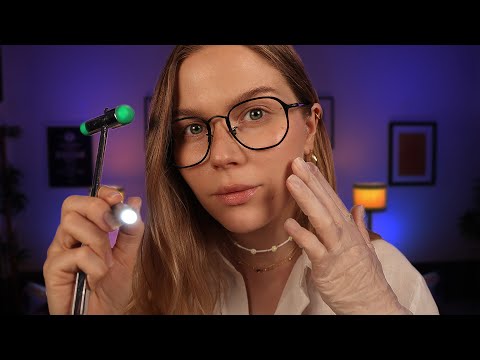 ASMR Face Exam & Skin Care Session 🧖Realistic Medical RP