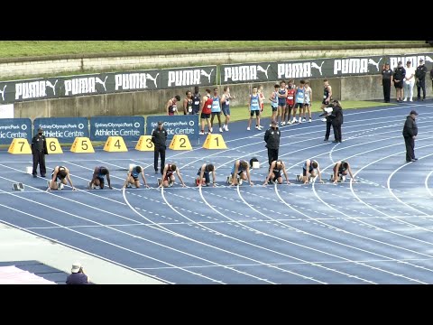 U16 Men 100m 2022 Australian Track & Field Championships