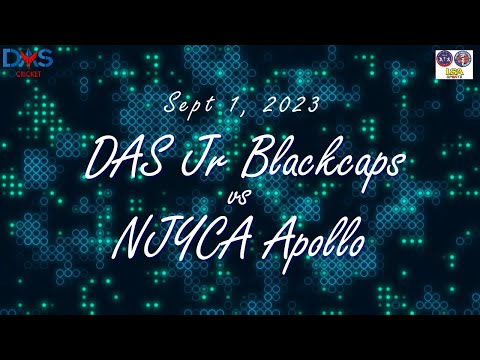 CYCC 2023:  U11 League -  DAS Jr Blackcaps vs NJYCA Apollo,  Sept 1, 2023