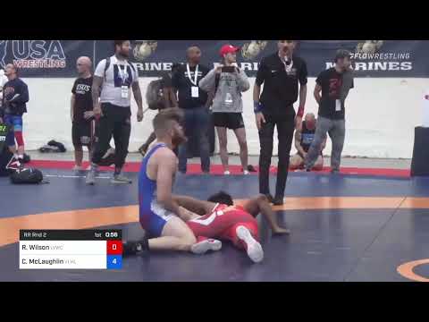 78 Lbs Rr Rnd 2 - Ramone Wilson, Las Vegas Wrestling Club Vs Charles McLaughlin, Valhalla Wrestlin