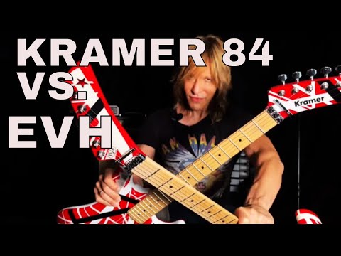 kramer 84 guitar vs evh striped
