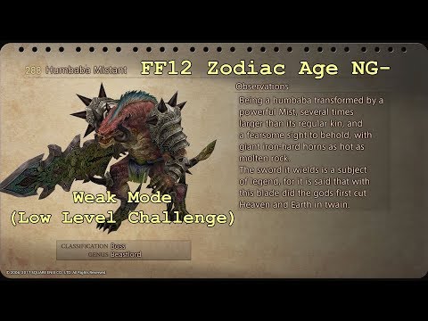 Humbaba (Chaos Requirements) FF12 Zodiac Age (Weak Mode)