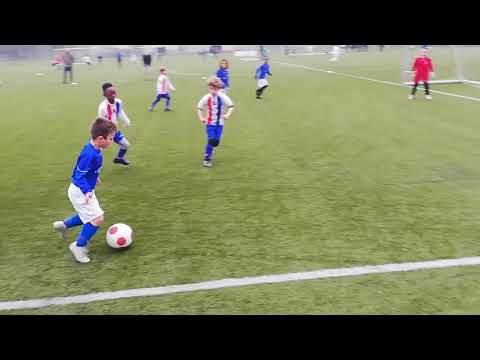 Top wedstrijd tegen Wilhelminaschool JO9