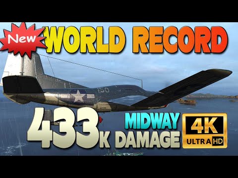 Aircraft Carrier Midway: 433k damage - World of Warships