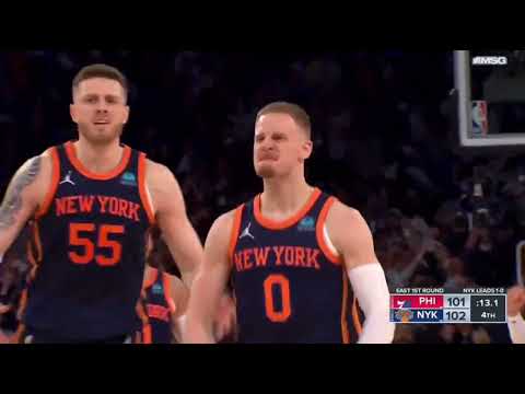 🚨 Mike Breen drops rare DOUBLE BANG as Knicks take the lead | NBA on ESPN