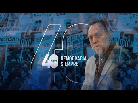 🗳️ 𝗔 propósito de los 40 años de la democracia, y su significado para ...