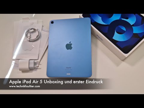 Apple iPad Air 5 Unboxing und erster Eindruck
