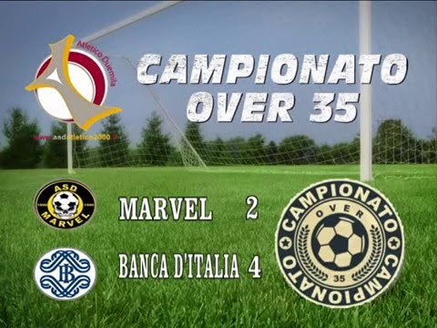 CAMPIONATO OVER 35 -SERIE A- 8^GIORNATA- MARVEL VS  BANCA D'ITALIA 2-4