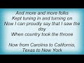 Aaron Tippin - When Country Took The Throne Lyrics
