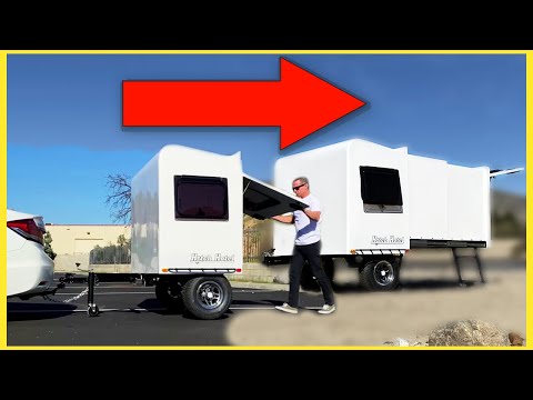 THIS IS INSANE! Hitch Hotel Expandable Mini Camper SEMA Show 2021