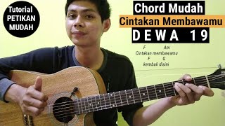Download lagu Chord Mudah - Cinta kan Membawamu | Dewa 19 (Tutorial Gitar Petikan Mudah) mp3