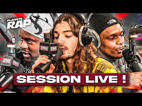 SESSION FREESTYLE avec Lujipeka, Guy2Bezbar, Mayo & Hoody Lando ! #PlanèteRap