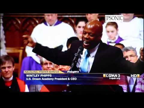 Wintley Phipps Sings I Believe at Washington Cathedral Obama's Presidential Inauguration