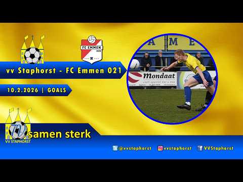 vv Staphorst - FC Emmen 021 | GOALS