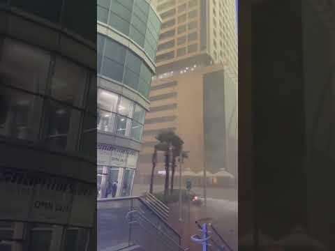 Rainstorm in Dubai  #storm