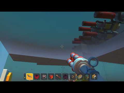 Scrap Mechanic tank can kill farm bot in 3 seconds