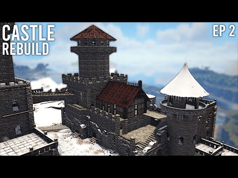 ARK: Lost Island - Rebuilding the Snow Castle Ep 2 | Speed Build