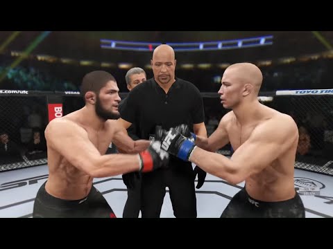Khabib vs. Georges St-Pierre - EA Sports UFC 4