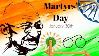 Martyrs day 2022|30 january 2022 Shaheed diwas|Gandhi ji punyatithi whatsapp status 2022