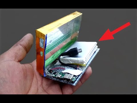 New awesome diy idea, make a powerful slim battery power bank Video