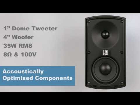 4 SPEAKERS AUDAC ATEO4 High Quality Wall Mounted Speakers With Clevermount image 3