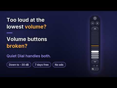 Volume Control: Quiet Dial video thumbnail