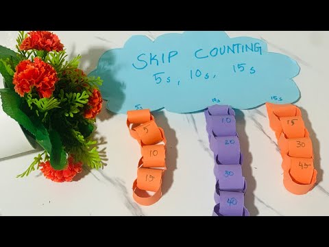 Skip counting project |math craft for skip counting