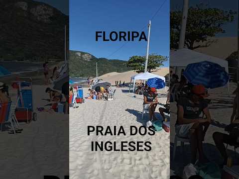 No sul da PRAIA DOS INGLESES próximo as DUNAS em FLORIPA com sol e calor. #praia #beach #floripa