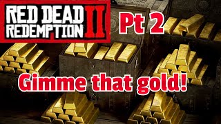 RDR2 (pt 2) Get gold early for early game perks! Locations!!! #videogames #gaming #tutorial