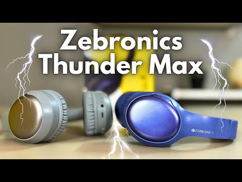 Thumbnail for Zebronics Zeb Thunder Max Wireless Headphones Review | Best Budget Headphones with Impressive Sound!