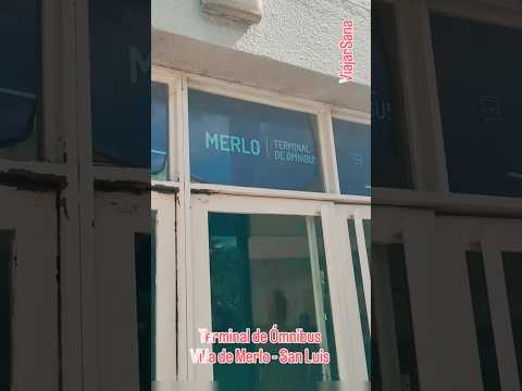 Terminal de Ómnibus de Villa de Merlo en San Luis.
