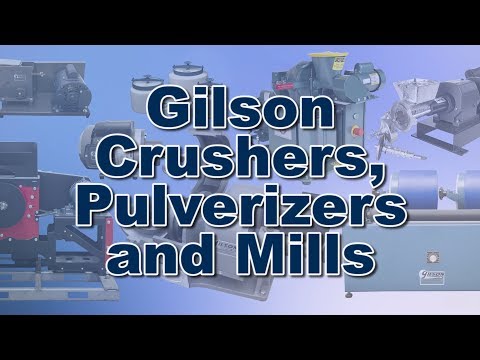 Crushers, Pulverizers and Mills