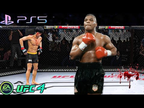 UFC4  Bruce Lee vs Mike Tyson EA Sports UFC 4