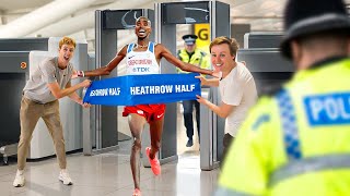 Running an Official Marathon In Heathrow Airport