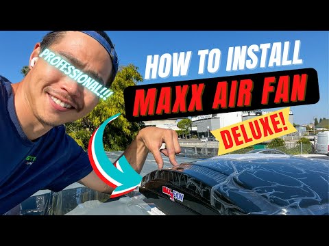 HOW TO INSTALL MAXXAIR FAN DELUXE!