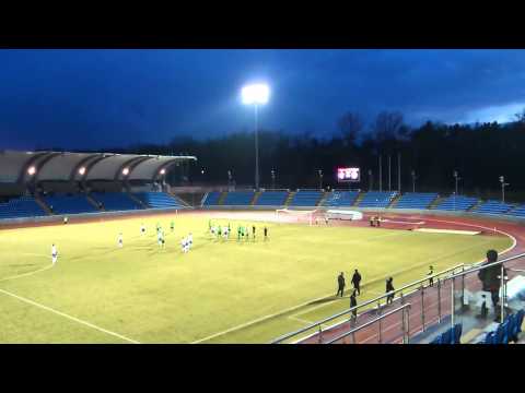 Spięcie a potem gol na 2:0 Wisła Puławy - Stal Stalowa Wola