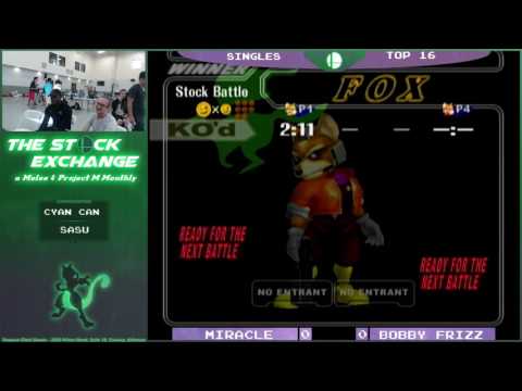 SOTR2 - Miracle (Fox) vs. Bobby Frizz (Red) - Melee Winners Quarters